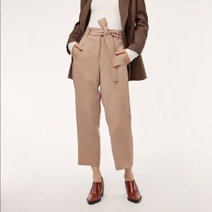 ARITZIA TIE-FRONT PANT🌟 Colour: RUSTIQUE Size: 6